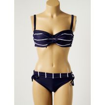 YSABEL MORA - Maillot de bain 2 pièces bleu en polyamide pour femme - Taille 95C L - Modz