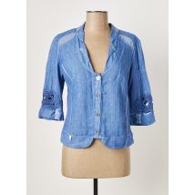 ELISA CAVALETTI - Veste casual bleu en coton pour femme - Taille 38 - Modz