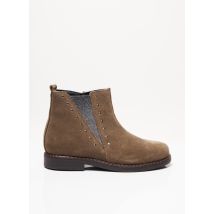 BOPY - Bottines/Boots marron en cuir pour fille - Taille 32 - Modz