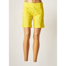 AVENTURES DES TOILES - Short jaune en coton pour femme - Taille 40 - Modz