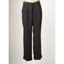 EVA KAYAN - Pantalon droit noir en polyester pour femme - Taille 34 - Modz
