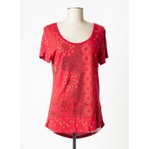 DESIGUAL - T-shirt rouge en viscose pour femme - Taille 36 - Modz