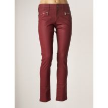 DESGASTE - Pantalon slim rouge en coton pour femme - Taille W32 - Modz