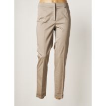 GERRY WEBER - Pantalon chino beige en coton pour femme - Taille 38 - Modz