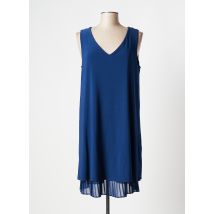 MC PLANET - Robe mi-longue bleu en polyester pour femme - Taille 46 - Modz