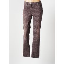 TONI - Pantalon slim gris en coton pour femme - Taille 44 - Modz