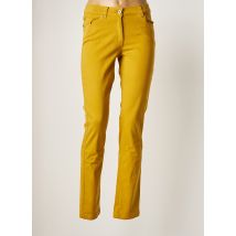 ESPRIT DE LA MER - Pantalon droit jaune en coton pour femme - Taille 42 - Modz