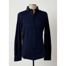 DEVRED - Chemise manches longues bleu en coton pour homme - Taille M - Modz