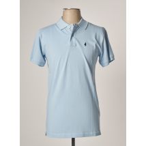 MCS - Polo bleu en coton pour homme - Taille S - Modz