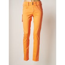 SALSA - Pantalon slim orange en coton pour femme - Taille W26 L32 - Modz