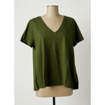 LAUREN VIDAL - T-shirt vert en coton pour femme - Taille 38 - Modz
