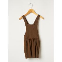 NAME IT - Robe mi-longue marron en coton pour fille - Taille 2 A - Modz