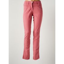 MAE MAHE - Pantalon slim rose en coton pour femme - Taille 38 - Modz