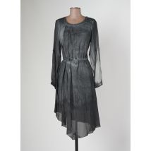 NÜ - Robe mi-longue gris en viscose pour femme - Taille 40 - Modz