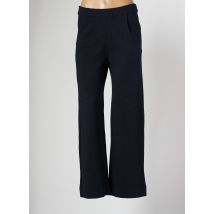 MAJESTIC FILATURES - Pantalon large bleu en coton pour femme - Taille 38 - Modz