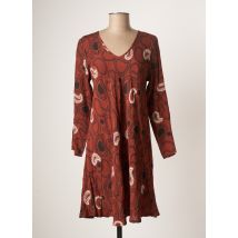 MASAI - Robe mi-longue marron en viscose pour femme - Taille 36 - Modz