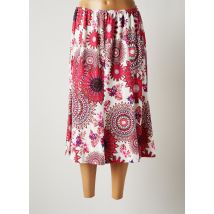 JUMFIL - Jupe mi-longue rose en polyester pour femme - Taille 46 - Modz
