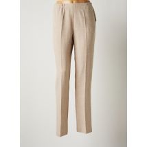 JUMFIL - Pantalon droit beige en polyester pour femme - Taille 38 - Modz