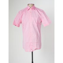 SEIDEN STICKER - Chemise manches courtes rose en coton pour homme - Taille S - Modz