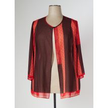 FRANCOISE DE FRANCE VESTES FEMME DE COULEUR ORANGE - Grande Taille