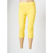 KANOPE - Pantacourt jaune en coton pour femme - Taille 40 - Modz