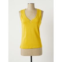 CHRISTINE LAURE - Débardeur jaune en coton pour femme - Taille 38 - Modz