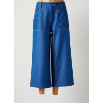LOLA CASADEMUNT - Pantalon 7/8 bleu en polyester pour femme - Taille 42 - Modz