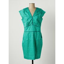 LA FIANCEE DU MEKONG - Robe courte vert en coton pour femme - Taille 44 - Modz