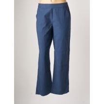 LA FIANCÉE - Pantalon droit bleu en viscose pour femme - Taille 38 - Modz