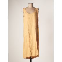 KOKOMARINA - Robe mi-longue beige en lin pour femme - Taille 38 - Modz