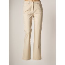 TONI - Pantalon slim beige en coton pour femme - Taille 38 - Modz