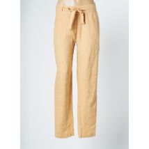 KOKOMARINA - Pantalon droit beige en lin pour femme - Taille 42 - Modz