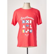 ARMOR LUX - T-shirt rouge en coton pour homme - Taille M - Modz