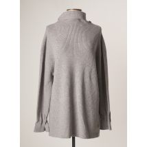 TIMEZONE - Pull tunique gris en acrylique pour femme - Taille 36 - Modz