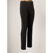 LAUREN VIDAL - Pantalon droit noir en polyester pour femme - Taille 36 - Modz