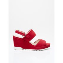 GADEA - Sandales/Nu pieds rouge en cuir pour femme - Taille 36 - Modz