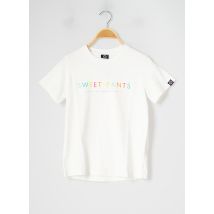 SWEET PANTS - T-shirt blanc en coton pour garçon - Taille 10 A - Modz