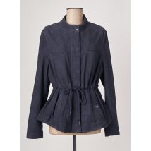 ROSE GARDEN - Veste en cuir bleu en cuir de chèvre pour femme - Taille 38 - Modz