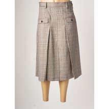 IDANO - Jupe mi-longue gris en polyester pour femme - Taille 34 - Modz