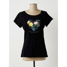 RAGWEAR - T-shirt noir en coton pour femme - Taille 36 - Modz