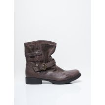 NERO GIARDINI - Bottines/Boots marron en cuir pour femme - Taille 37 1/2 - Modz