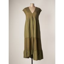 ELEONORA AMADEI - Robe longue vert en viscose pour femme - Taille 42 - Modz