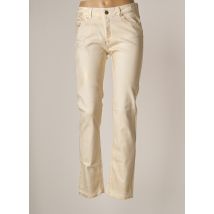 KOCCA - Jeans coupe droite beige en coton pour femme - Taille W33 L30 - Modz