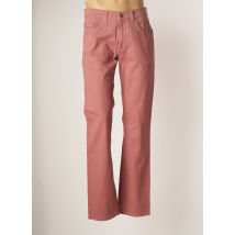 PIONEER - Pantalon droit rose en coton pour homme - Taille W34 L34 - Modz