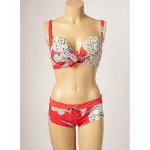 EMPREINTE - Maillot de bain 2 pièces rouge en polyamide pour femme - Taille 95E L - Modz