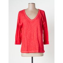 TERRE & MER - T-shirt rouge en coton pour femme - Taille 38 - Modz