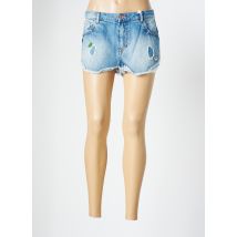 BSB - Short bleu en coton pour femme - Taille W30 - Modz