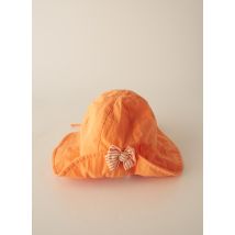WEEK END A LA MER - Chapeau orange en coton pour fille - Taille 3 A - Modz