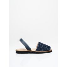 MINORQUINES - Sandales/Nu pieds bleu en cuir pour fille - Taille 35 - Modz