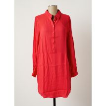 VILA - Robe courte rouge en viscose pour femme - Taille 38 - Modz